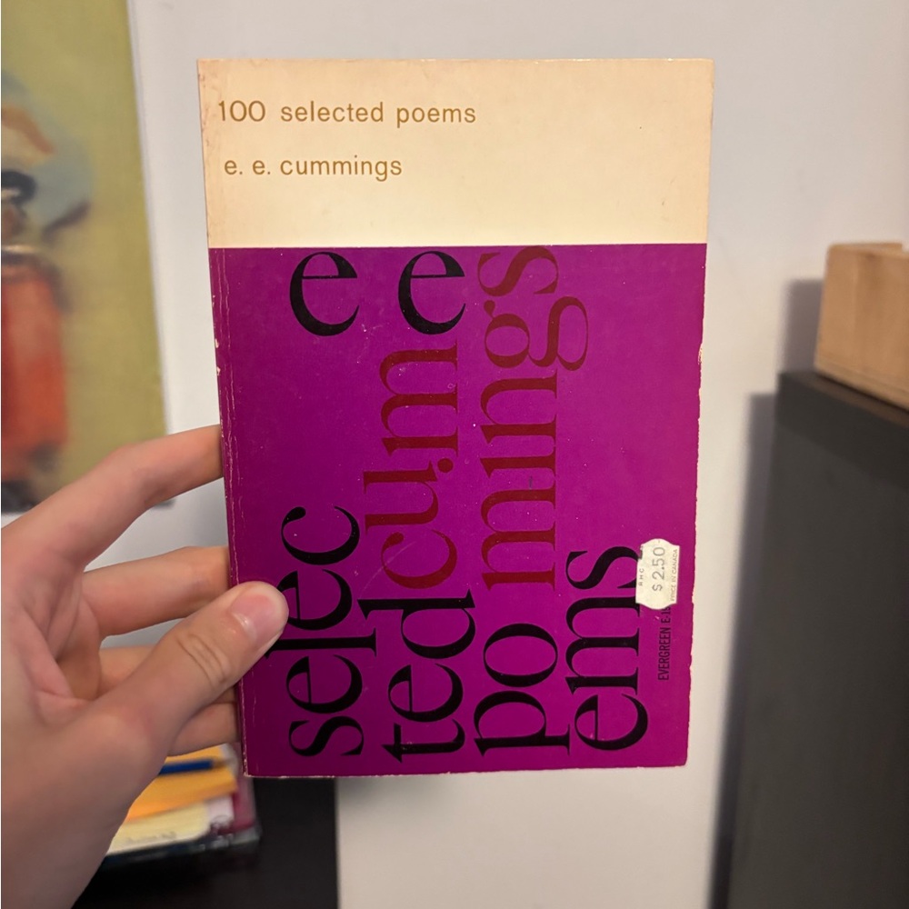 E. E. Cummings Selected Poems Book